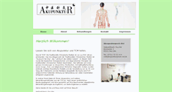 Desktop Screenshot of akupunkturpraxis-wei.de